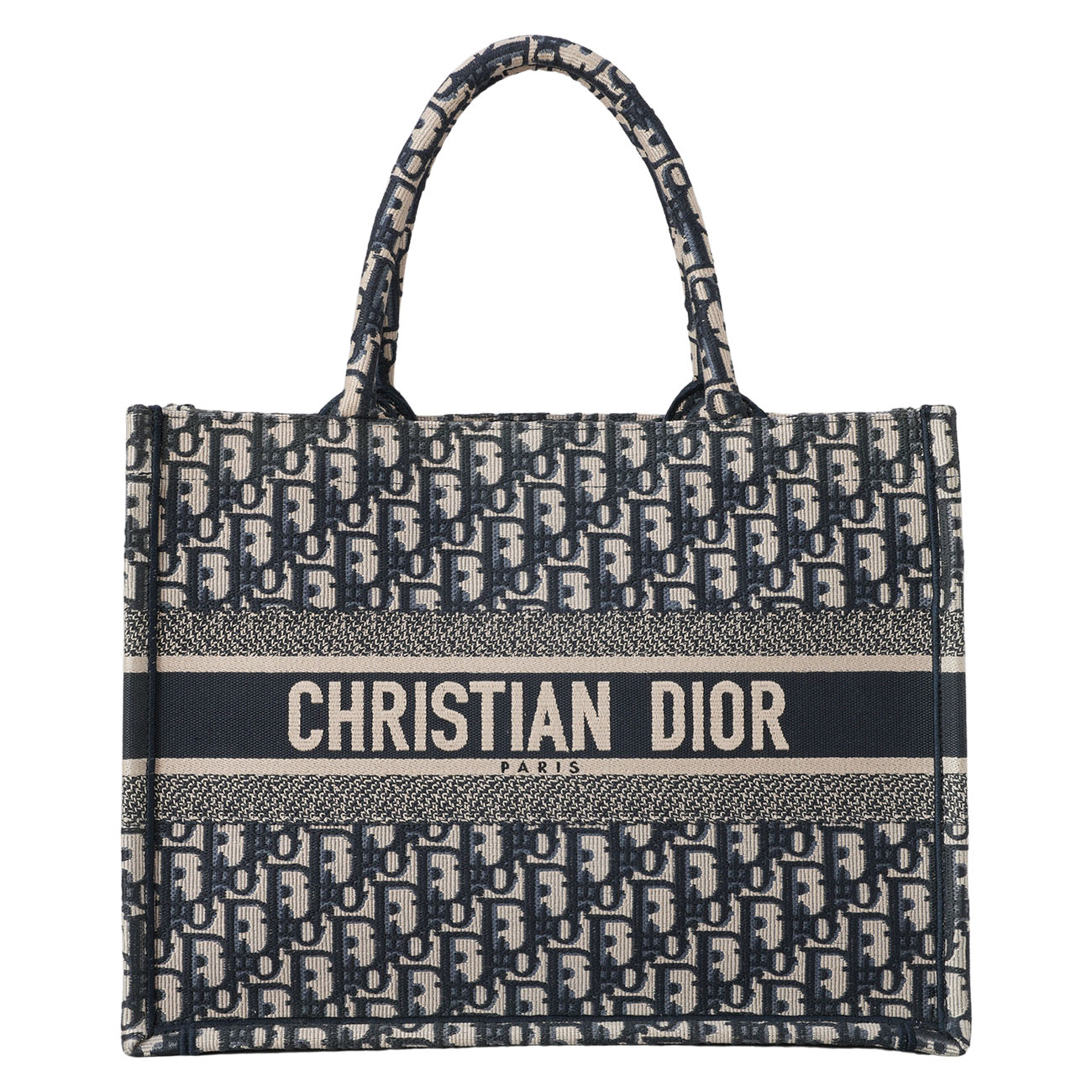 CHRISTIAN DIOR(USED)디올 오블리크 북토트 미듐